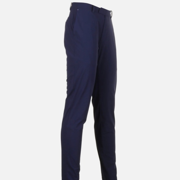 Peter Millar Crown Crafted Blade Performance Ankle Sport Trousers Navy MSRP $185 - Picture 1 of 8